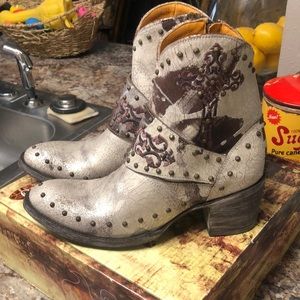 Old Gringo Krusts Booties side zip